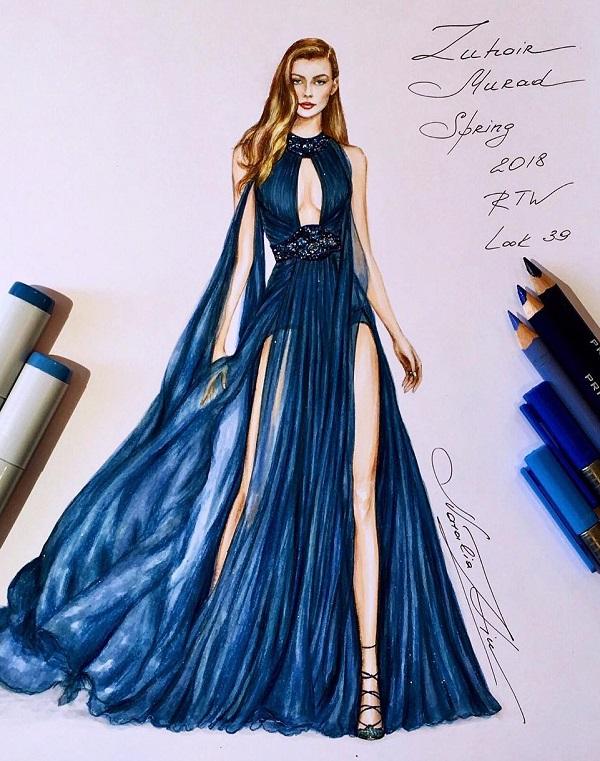Fashion Illustrations by Natalia Zorin Liu