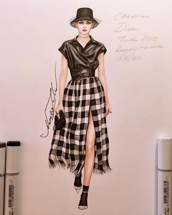 Fashion Illustrations by Natalia Zorin Liu