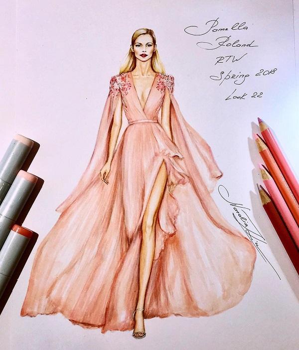 Fashion Illustrations by Natalia Zorin Liu