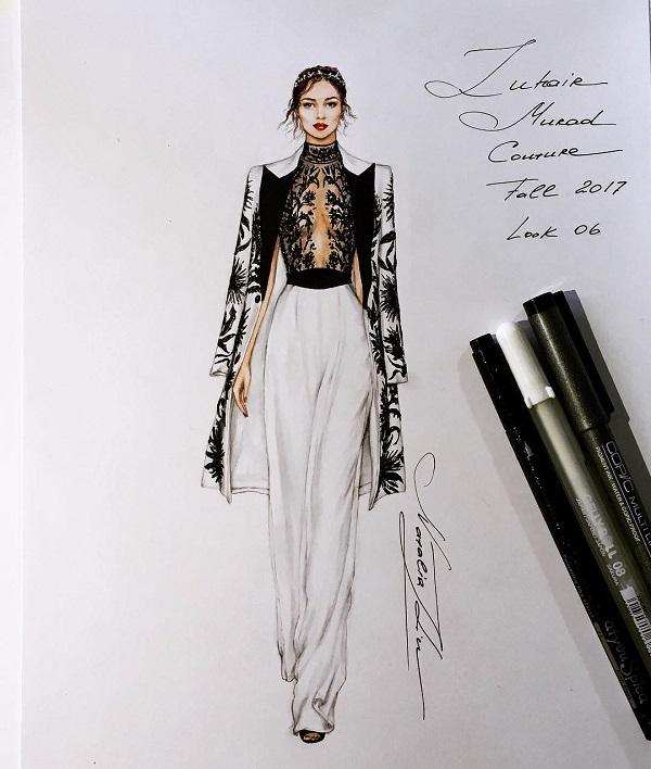 Fashion Illustrations by Natalia Zorin Liu