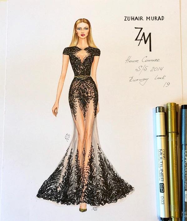 Fashion Illustrations by Natalia Zorin Liu