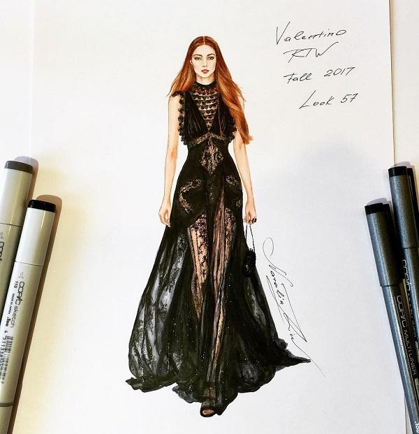 Fashion Illustrations by Natalia Zorin Liu