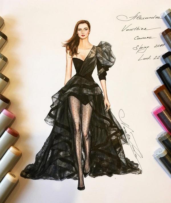 Fashion Illustrations by Natalia Zorin Liu