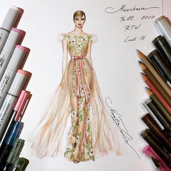 Fashion Illustrations by Natalia Zorin Liu