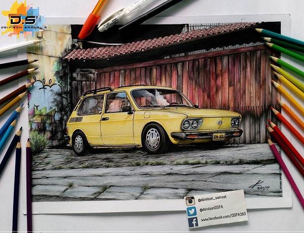 Realistic pencil drawings by Deivison Samuel