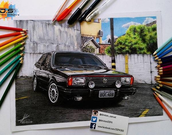Realistic pencil drawings by Deivison Samuel