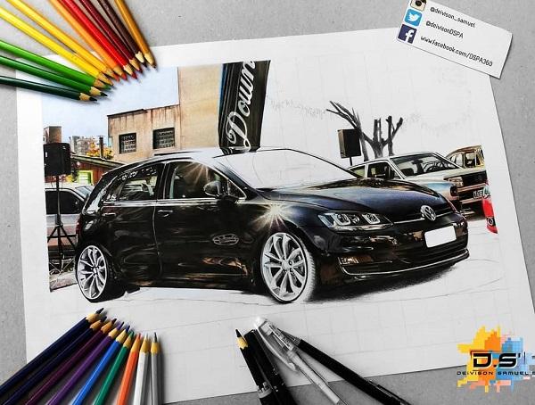 Realistic pencil drawings by Deivison Samuel