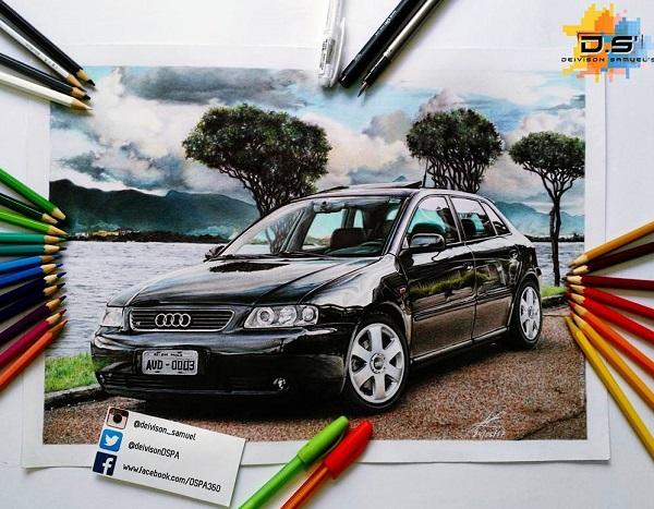 Realistic pencil drawings by Deivison Samuel