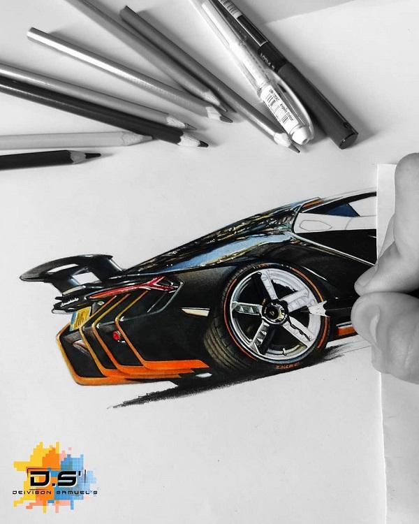 Realistic pencil drawings by Deivison Samuel