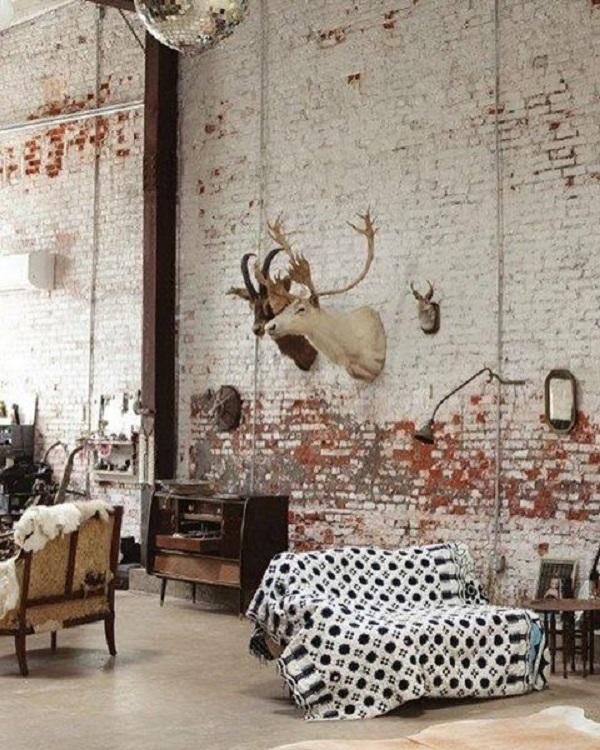 55 Brick Wall Interior Design Ideas