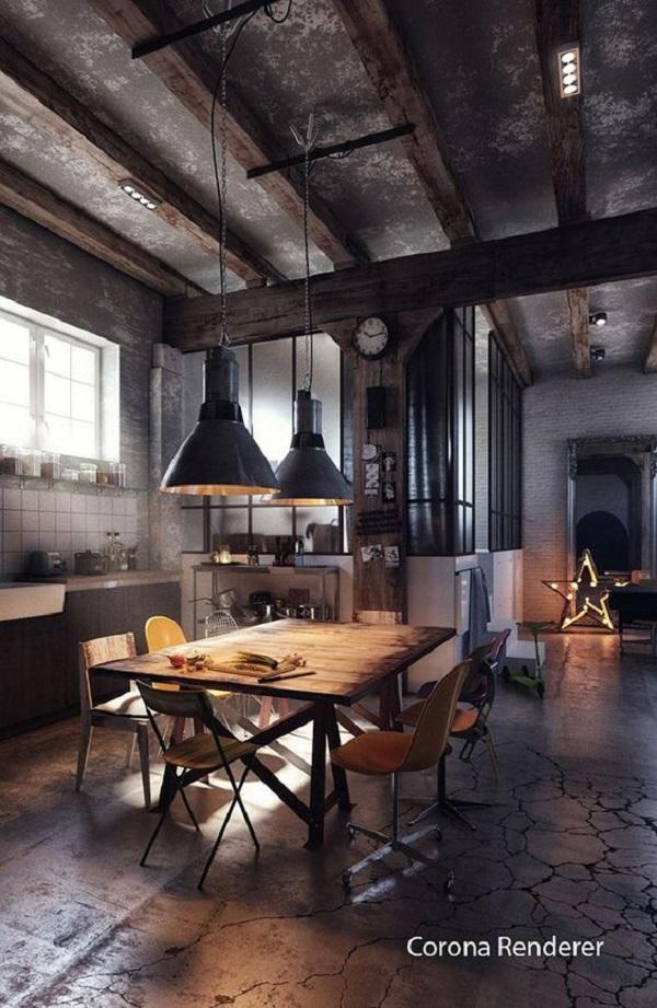 30 Industrial Style Interior Designs