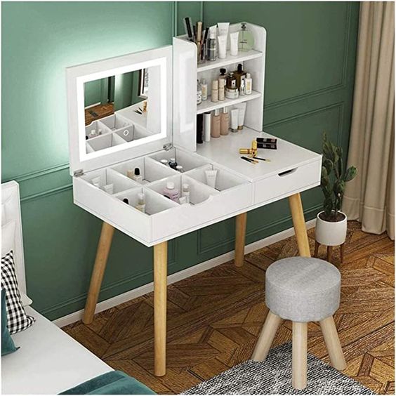 From Rustic to Modern: 30 Vanity Table Ideas for Your Beauty Space