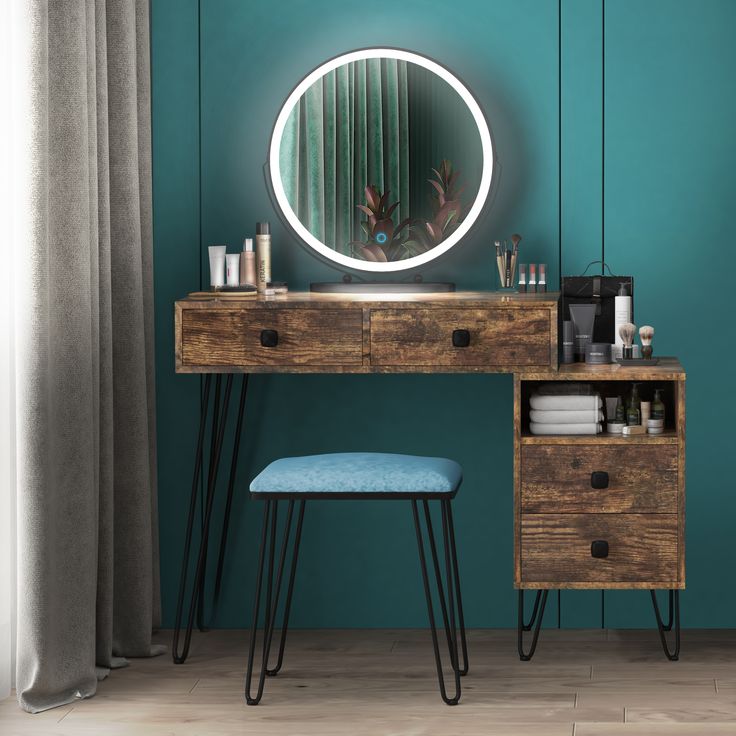 From Rustic to Modern: 30 Vanity Table Ideas for Your Beauty Space