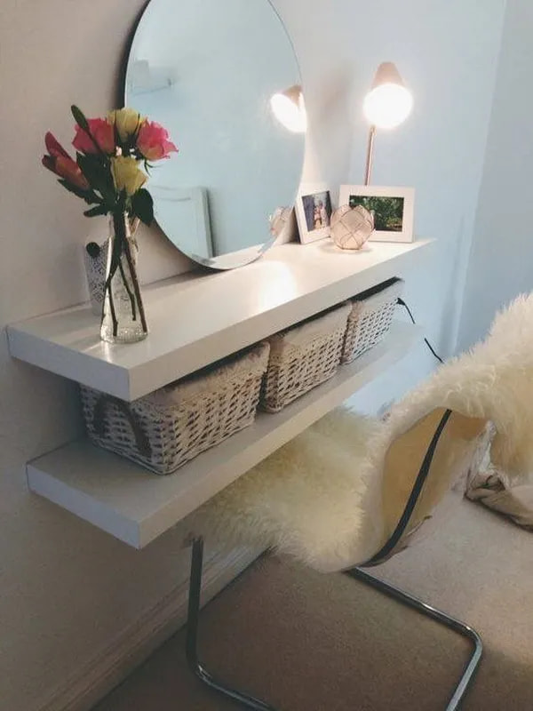 From Rustic to Modern: 30 Vanity Table Ideas for Your Beauty Space