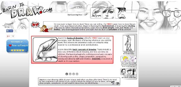 10 Webites for Learning How to Draw