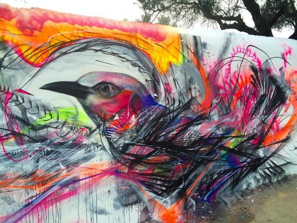 Bird Street Art by L7m