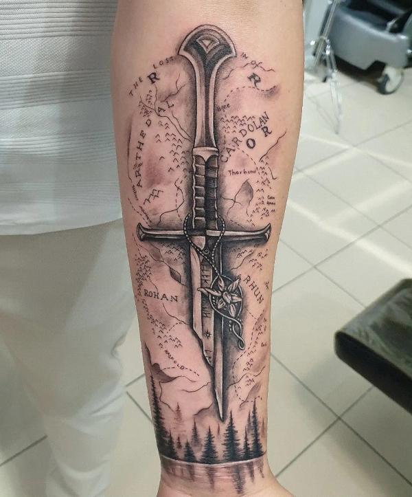 70 Epic Lord of the Rings Tattoo Ideas