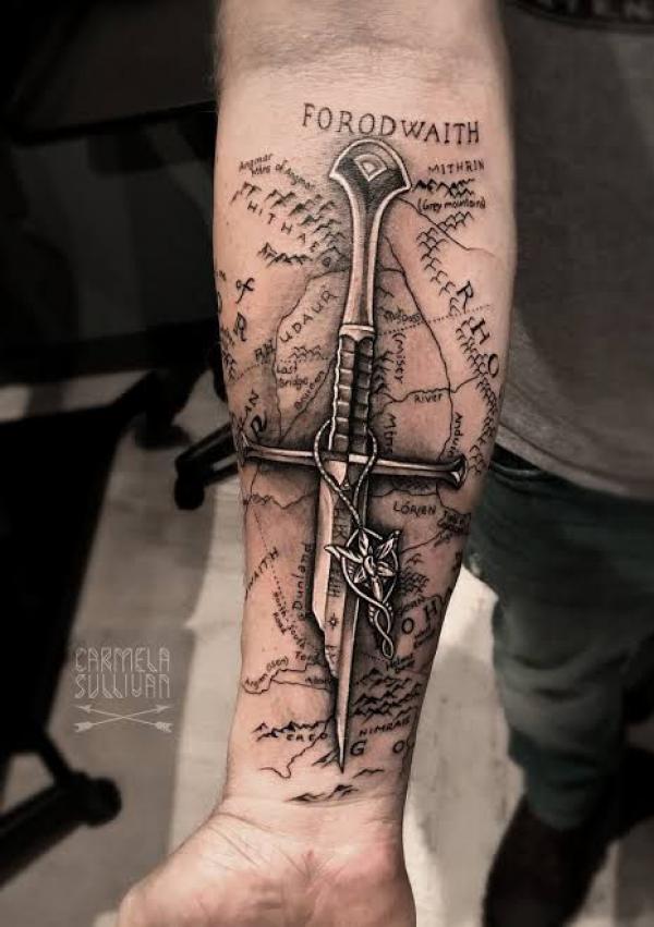 70 Epic Lord of the Rings Tattoo Ideas