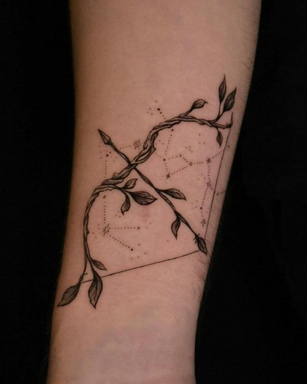 25 Sagittarius Constellation Tattoos for Astrology Lovers