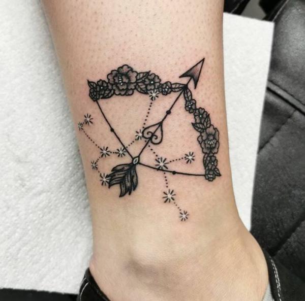 25 Sagittarius Constellation Tattoos for Astrology Lovers