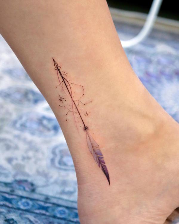 25 Sagittarius Constellation Tattoos for Astrology Lovers