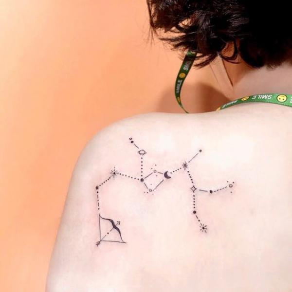 25 Sagittarius Constellation Tattoos for Astrology Lovers