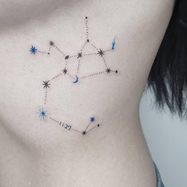 25 Sagittarius Constellation Tattoos for Astrology Lovers