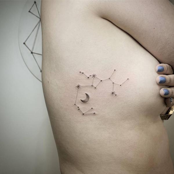 25 Sagittarius Constellation Tattoos for Astrology Lovers