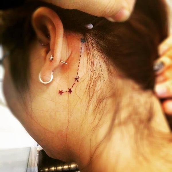 75 Behind the Ear Tattoo Ideas for Subtle Expression