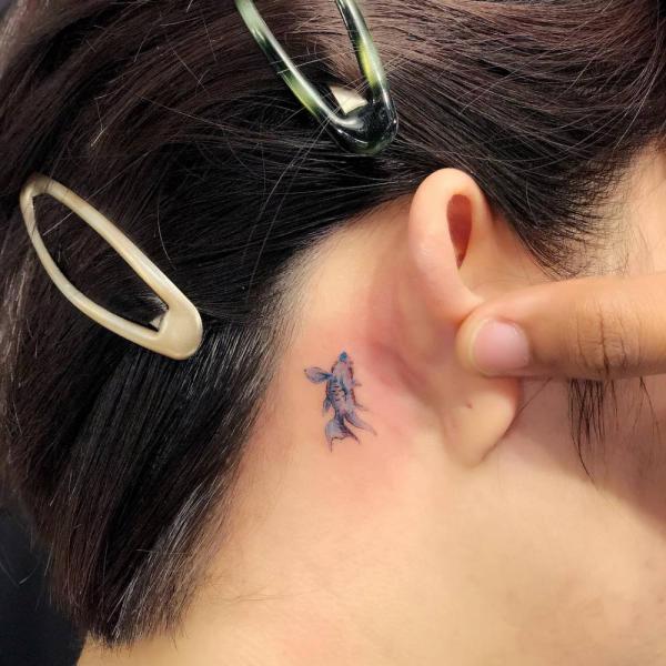 75 Behind the Ear Tattoo Ideas for Subtle Expression
