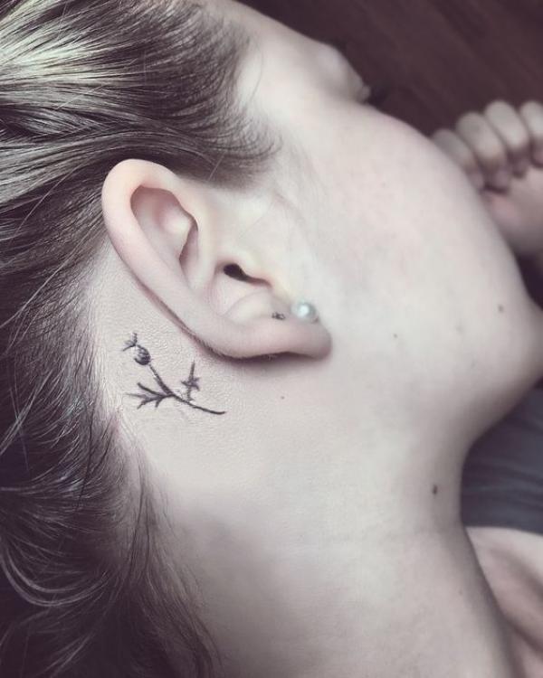 75 Behind the Ear Tattoo Ideas for Subtle Expression