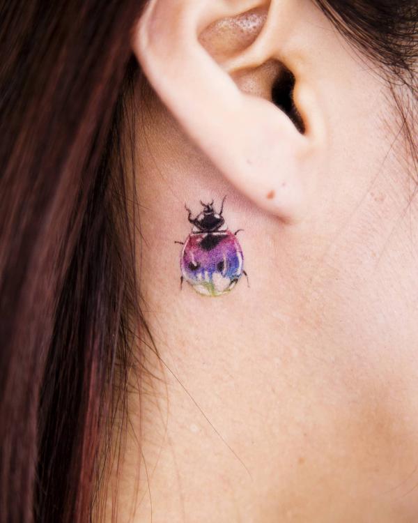 75 Behind the Ear Tattoo Ideas for Subtle Expression