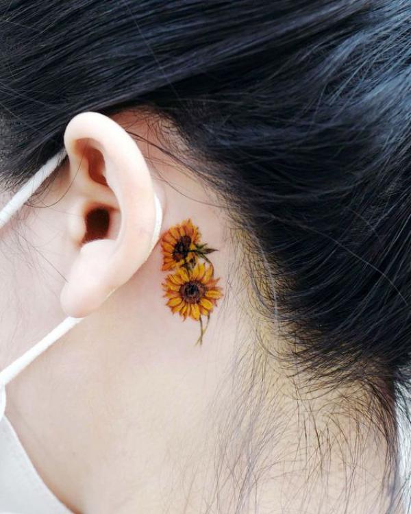 75 Behind the Ear Tattoo Ideas for Subtle Expression