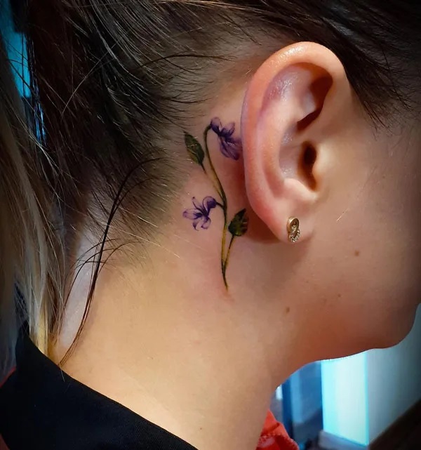 75 Behind the Ear Tattoo Ideas for Subtle Expression