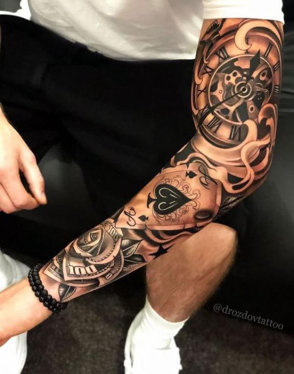 80 Rose and Clock Tattoo Designs to Inspire Your Next Ink