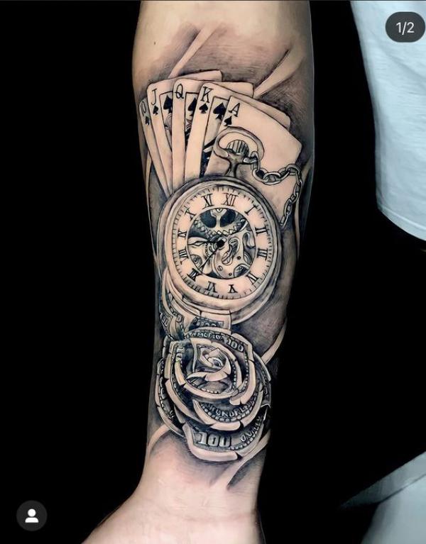 80 Rose and Clock Tattoo Designs to Inspire Your Next Ink