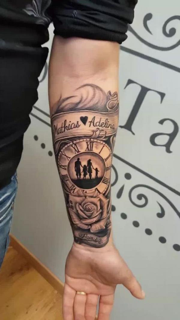 80 Rose and Clock Tattoo Designs to Inspire Your Next Ink