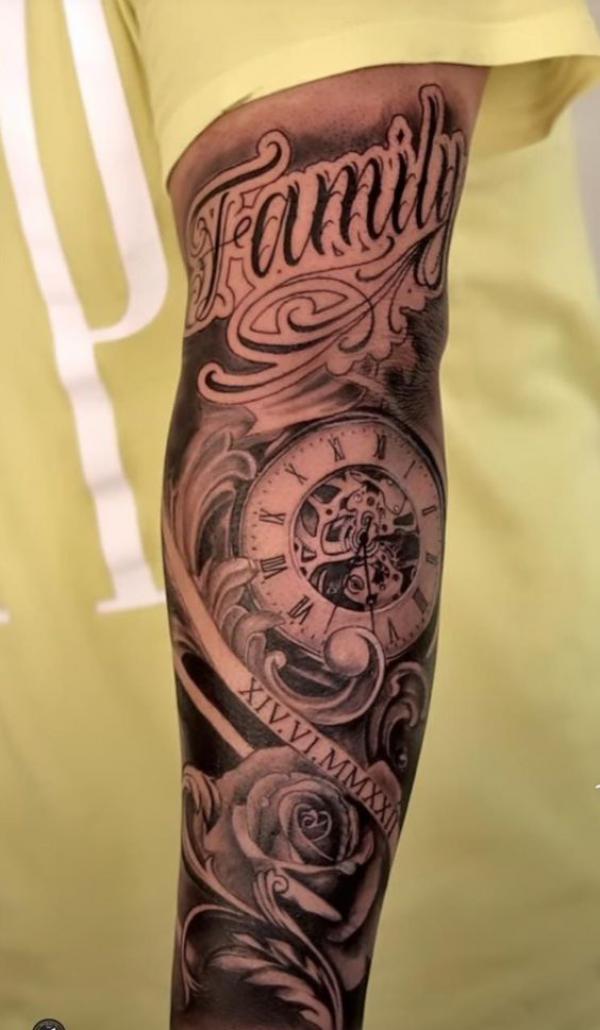 80 Rose and Clock Tattoo Designs to Inspire Your Next Ink