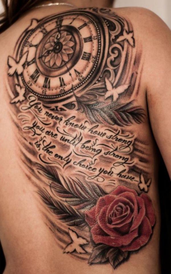 80 Rose and Clock Tattoo Designs to Inspire Your Next Ink