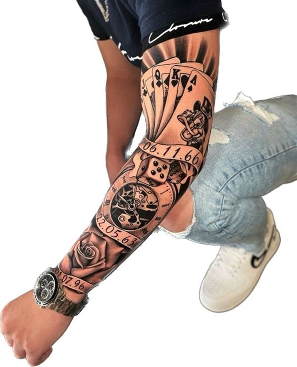 80 Rose and Clock Tattoo Designs to Inspire Your Next Ink