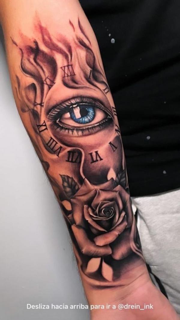 80 Rose and Clock Tattoo Designs to Inspire Your Next Ink