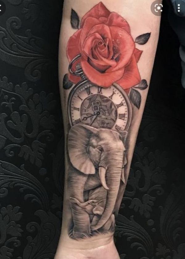 80 Rose and Clock Tattoo Designs to Inspire Your Next Ink