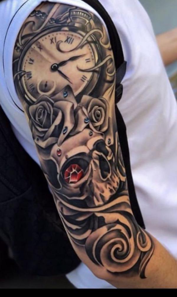 80 Rose and Clock Tattoo Designs to Inspire Your Next Ink