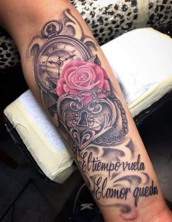 80 Rose and Clock Tattoo Designs to Inspire Your Next Ink