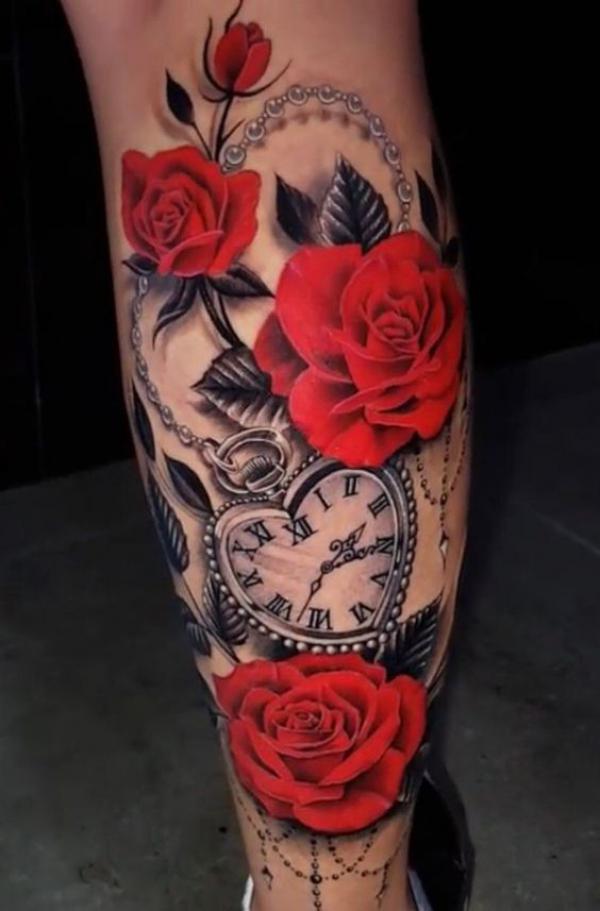 80 Rose and Clock Tattoo Designs to Inspire Your Next Ink