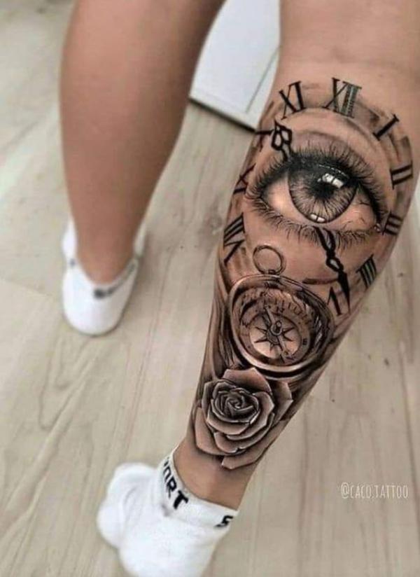 80 Rose and Clock Tattoo Designs to Inspire Your Next Ink