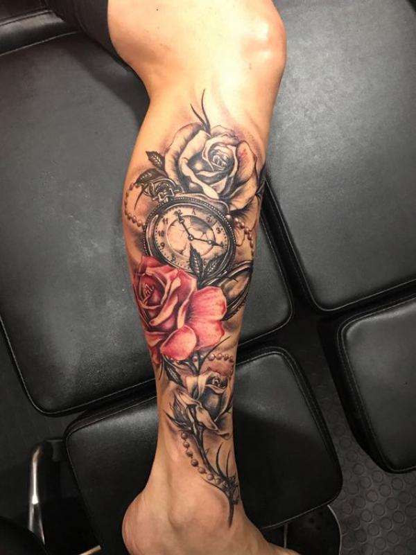 80 Rose and Clock Tattoo Designs to Inspire Your Next Ink