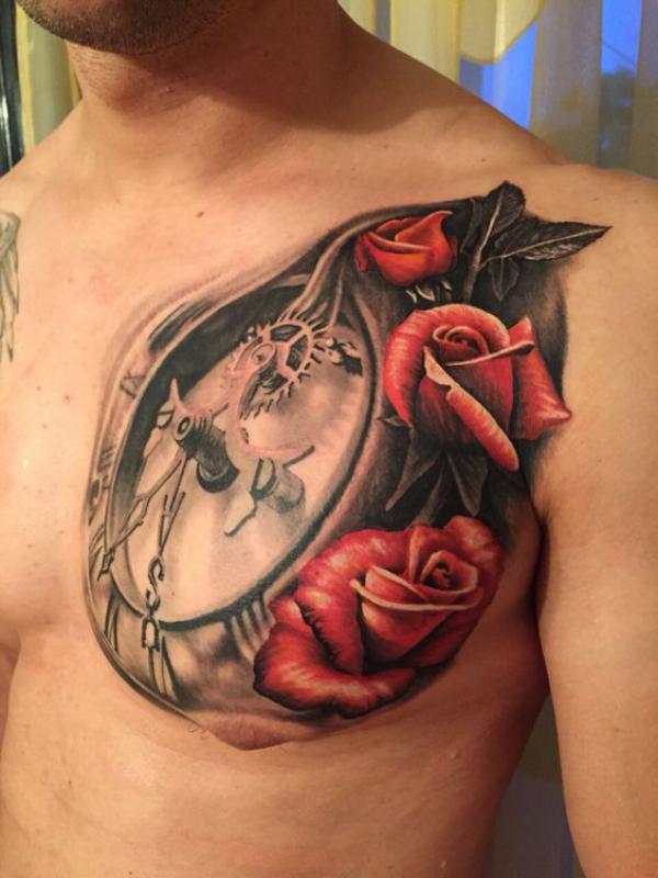 80 Rose and Clock Tattoo Designs to Inspire Your Next Ink