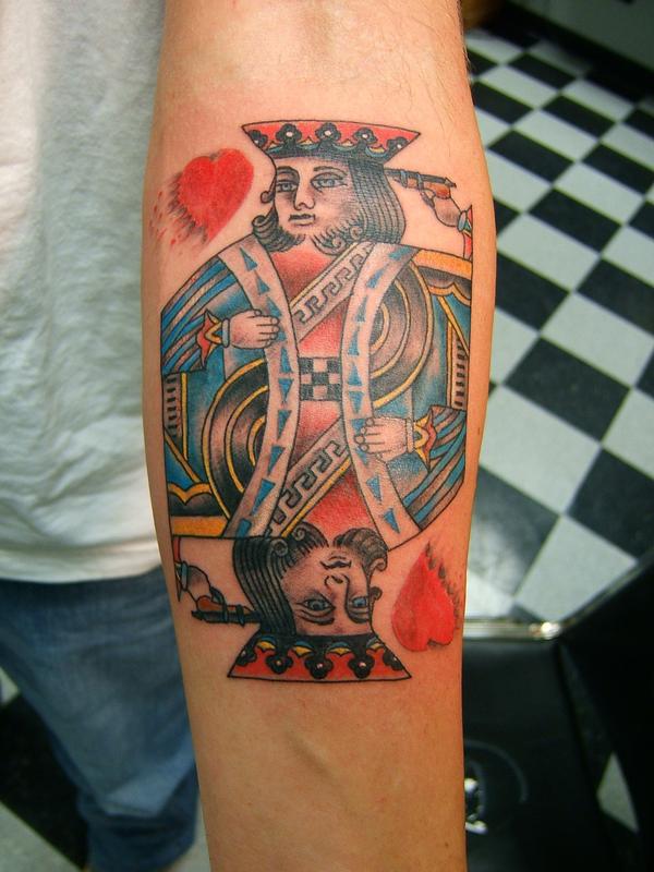45 Stunning Playing Cards Tattoo Ideas