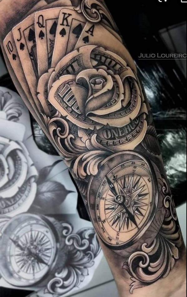 45 Stunning Playing Cards Tattoo Ideas